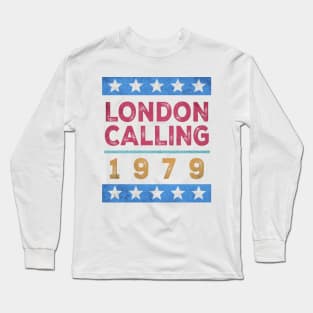 London Calling 1979 Vintage Fanart Long Sleeve T-Shirt